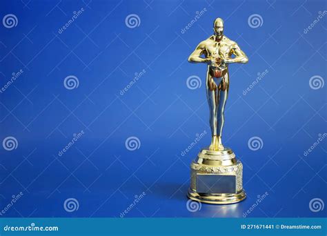 Oscar Award, Trophy Statue, Golden Prize Editorial Photo - Image of ...