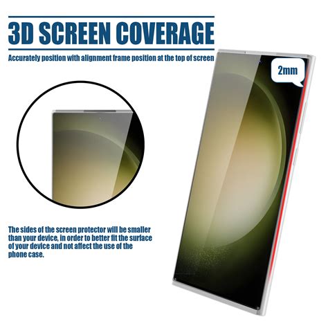 Buy For Samsung Galaxy S22 S23 Ultra UV Full Tempered Glass Liquid ...