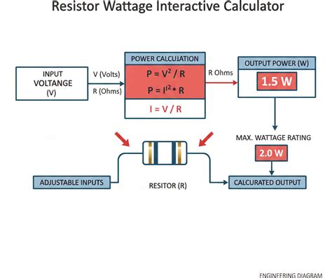 Resistor Wattage Interactive Calculator | FIRGELLI