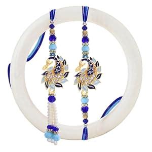 Buy TIED RIBBONS Rakhi for Brother and Bhabhi Combo - Designer Couple ...