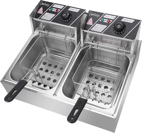 Doolland ZOKOP EH82 2500W 220-240V 12.7QT/12L Stainless Steel Double ...