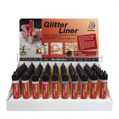 NERCHAU GLITTER LINER 28 МЛ - РОЗОВ