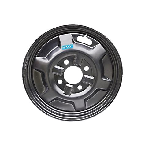 NIKAVI WR11 Wheel Rim Compatible For E-Rickshaw (Black) : Amazon.in ...