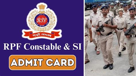 RPF Constable Admit Card 2024, Examination Schedule Out Soon, Check ...