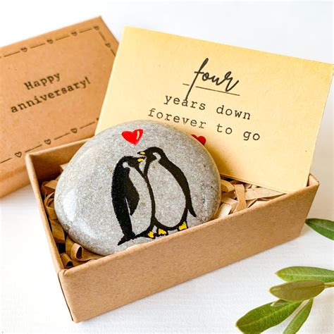 Personalized 4th Anniversary Wedding Gift to Husband Men Him, 4 Year ...