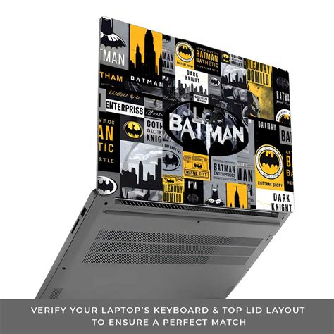 Batman Collage Lenovo LOQ Essential 15IAX9E Laptop Skin