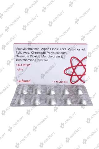 NUHENZ CAPSULE 10’S: Uses, Price, Side effects & Generic Alternatives ...