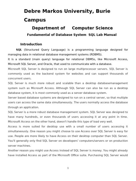 Image result for Database SQL Server Lab Step by Step