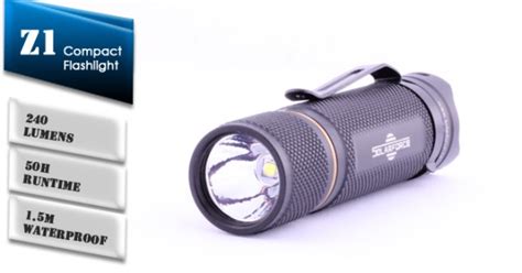 Solarforce Z1 - CR123A Flashlight, 240 Lumens LED Flashlight
