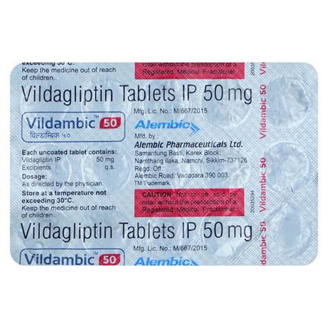 Vildambic 50 Tablet | Uses, Side Effects, Price | Apollo Pharmacy