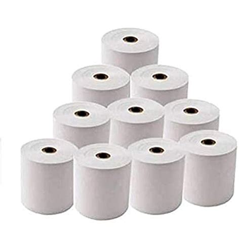 MME 80MMx50Mtr.(3Inch) Cash Register Machine Thermal Paper Roll Set of ...