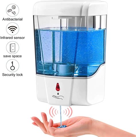 Wall Mounted Soap Dispenser, 700ml Automatic Dispenser For Kitchen And ...