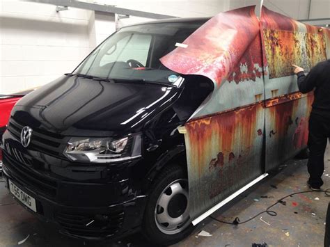 AWESOME! New Car Covered In Rust Camouflage To Protect It From Thieves ...