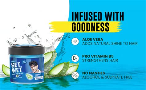 Set Wet Styling Hair Gel for Men Casually Cool