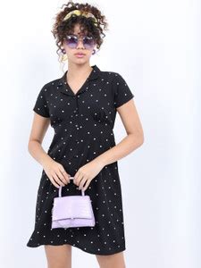 KETCH Women Shirt Black Above Knee/Mid Thigh Length Dress - Buy KETCH ...