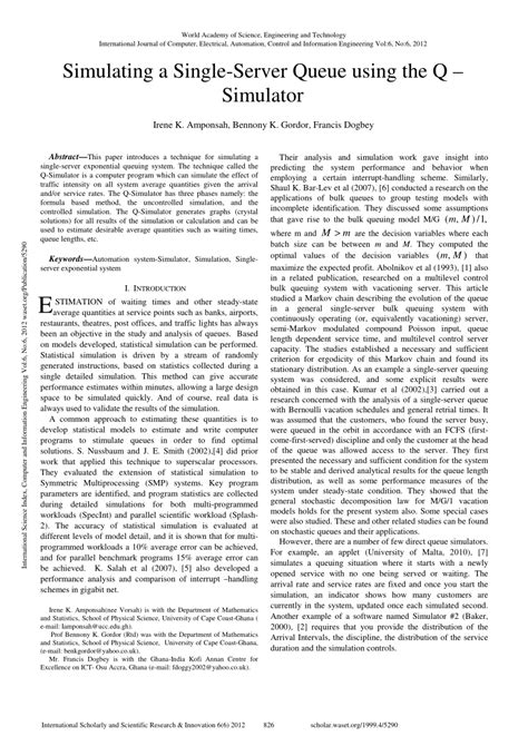 Simulating Single Server Queue in Excel 的图像结果