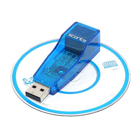 Storite USB 2.0 to LAN Adapter Fast RJ45 Ethernet 10/100 Mbps Network ...