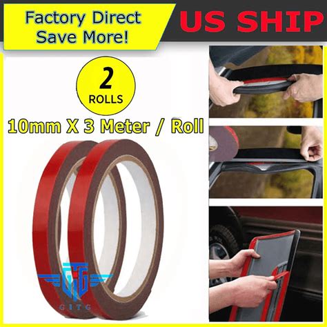 Auto Tape Acrylic Foam | 2-Pack 3M Adhesive | Inspire Uplift