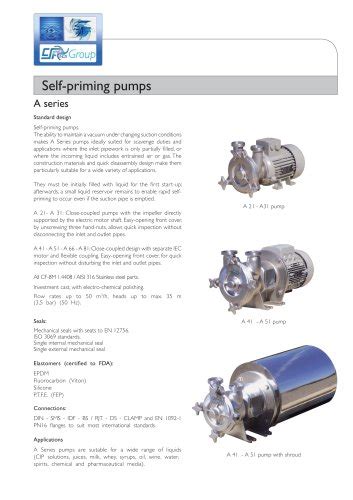 Stainless Steel Multi-stage Centrifugal Pump - CSF Inox Spa - PDF ...
