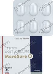 Merosure O 200 MG Tablet (6): Uses, Side Effects, Price & Dosage ...