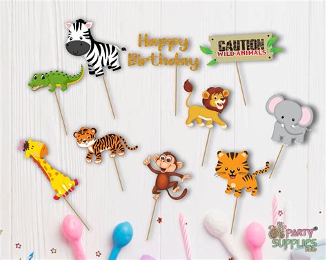 Jungle Theme Cup Props | Personalized Birthday Party Supplies Online ...