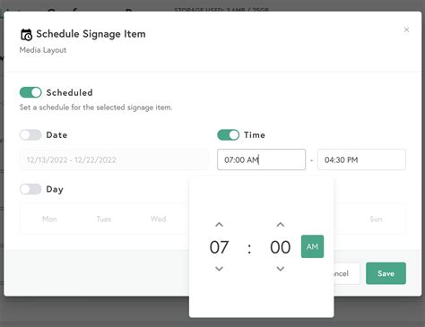 Image result for Scheduling On a HD Player Sign Software
