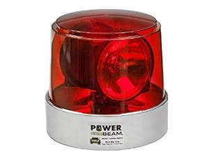 Wolo (3610-R) Power Beam Halogen Rotating Emergency Warning Light - Red ...