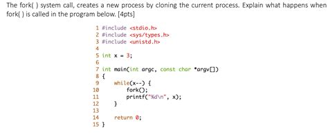 Fork System Call 的图像结果