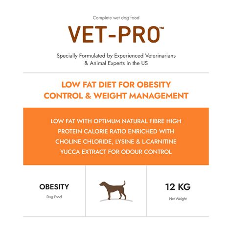 Vet-Pro Obesity Dry Food For Dogs – Snoopy Tail