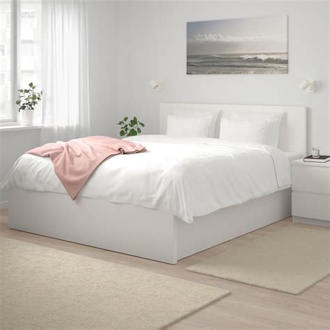 MALM Ottoman bed, white, 160x200 cm (63x783/4") - IKEA