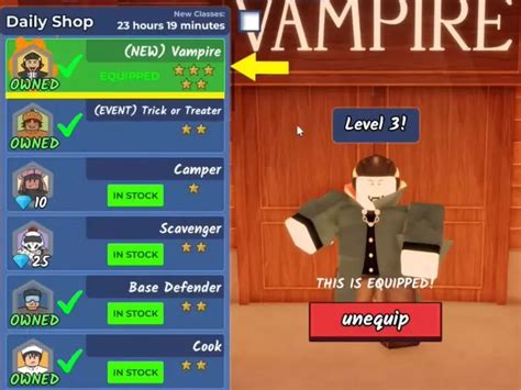 Vampire Class Guide – 99 Nights in the Forest (Roblox Survival Game)