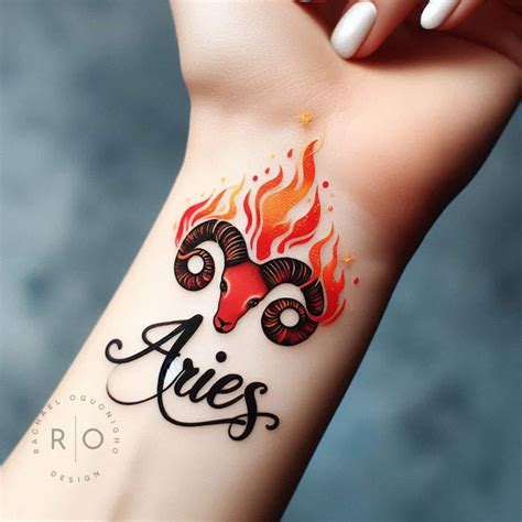 Aries Ram Tattoo Outline: Bold Design Inspiration for Strength Symbols