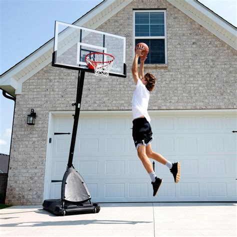 Nba Basketball Court With Goal Our In Ground Basketball Hoops Offer