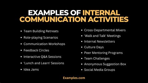 Image result for Internal Communication Examples