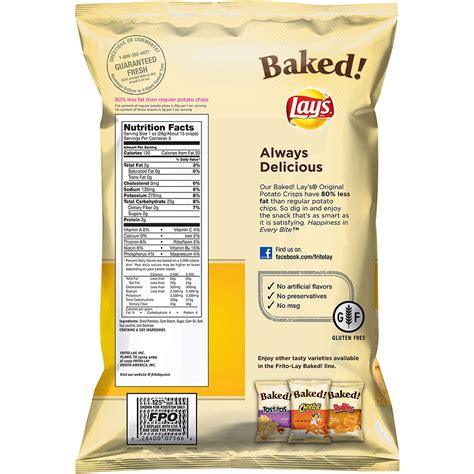 Lays Potato Chips Nutritional Value at Marylynn Martin blog