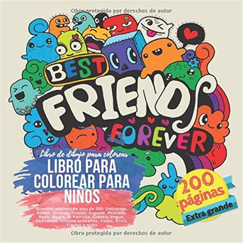 Buy Libro para colorear para niños. Grandes páginas de más de 200 ...