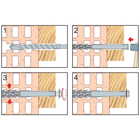 TUPP - Long nylon through anchor for heavy duty fixings - Ripple ...