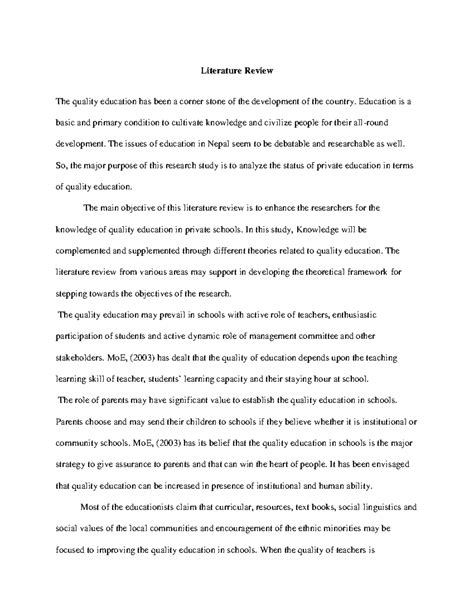 03 literature review 2 - Business research methodology - Literature ...