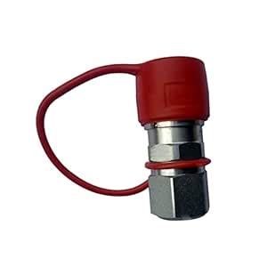 FridayParts Flat Face Hydraulic Quick Connect Coupler Set for ASV RC50 ...