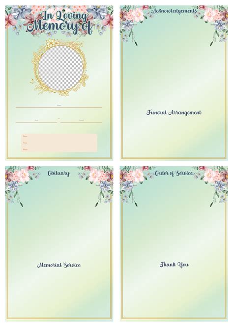 Image result for Memorial Service Programs