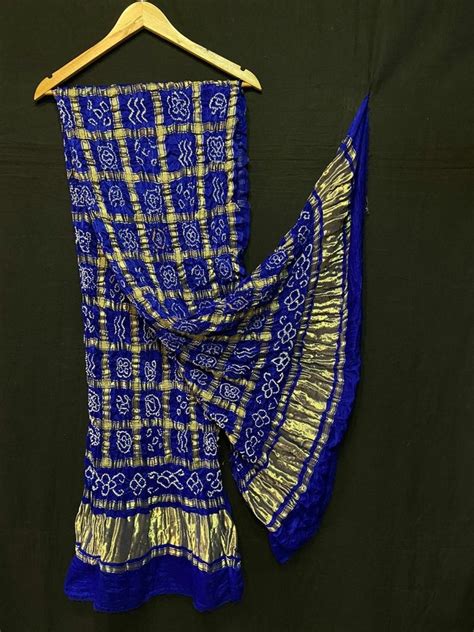 Pure Gaji Silk Bandhani Gharchola Dupatta - Leheriya.com