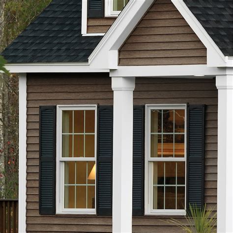 Georgia-Pacific Compass Double 4-in Traditional Hearthstone Brown Vinyl ...