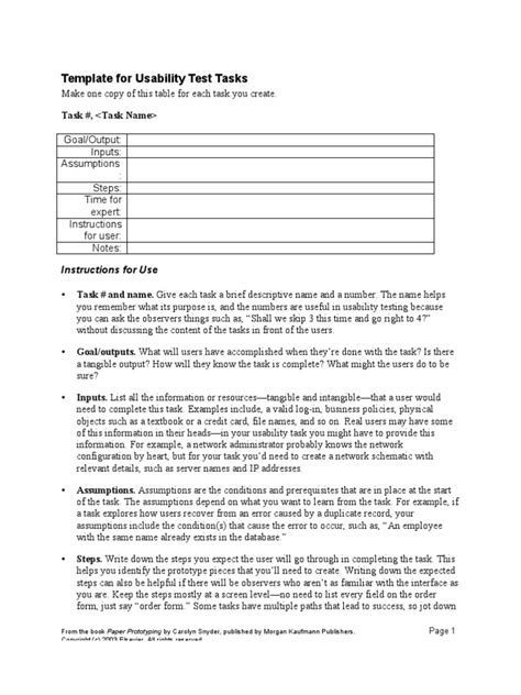 Image result for User Ability Testing Table