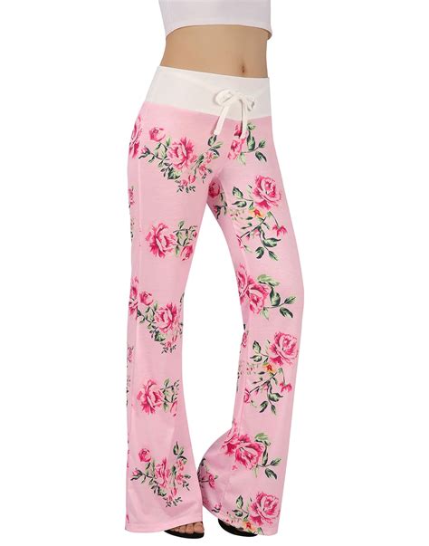 HDE Women's and Women's Plus Cotton Pajama Pants Wide Leg Sleepwear ...