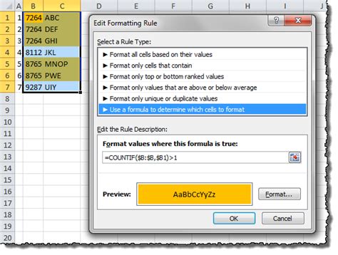 Image result for Excel Conditional Formatting for Duplicates Ulternating Color