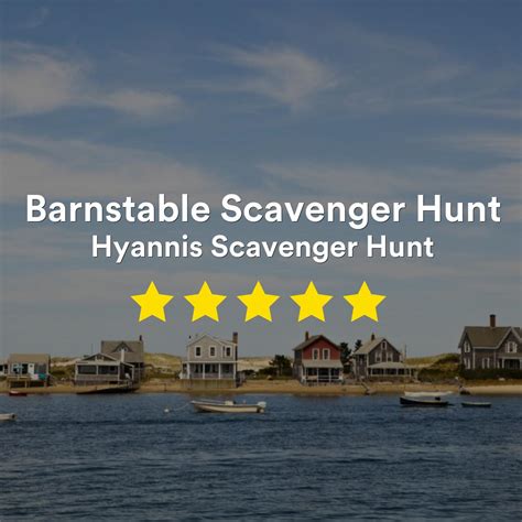 Hyannis Team Building Scavenger Hunt Activities