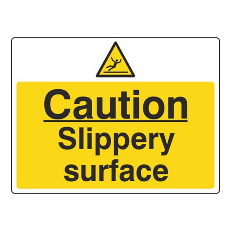 Image result for Slippery Surface Sign