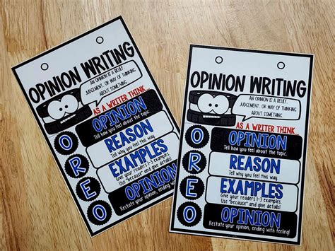 Oreo Anchor Chart For Writing at Tracy Macias blog