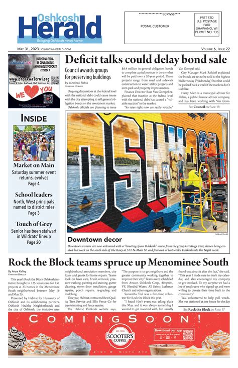 May 31, 2023 Oshkosh Herald - Oshkosh Herald