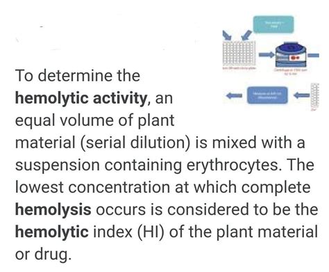 Haemolytic activity is a ? - Brainly.in